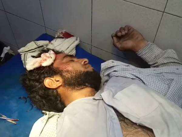 Vehicle of crooks hit the rickshaw puller in Mathura