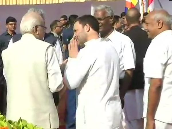 संसद परिसर में मिले दोनों बड़े नेता