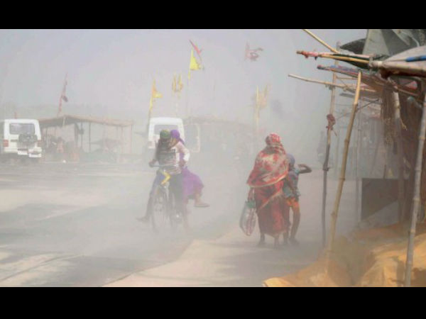 बवंडर से राजस्थान में तबाही