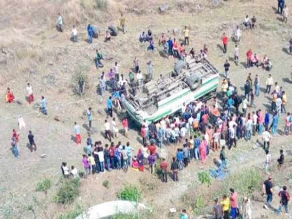 Many killed when a bus fell in ditch in Himachal Pradesh Many killed when a bus fell in ditch in Himachal Pradesh