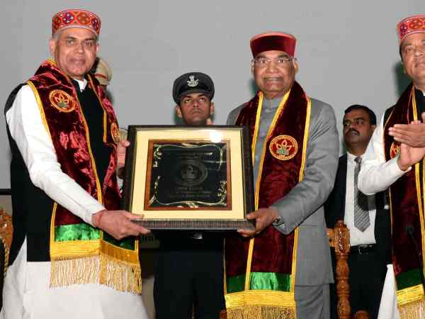 President Kovind did not accept degree of science in Shimla