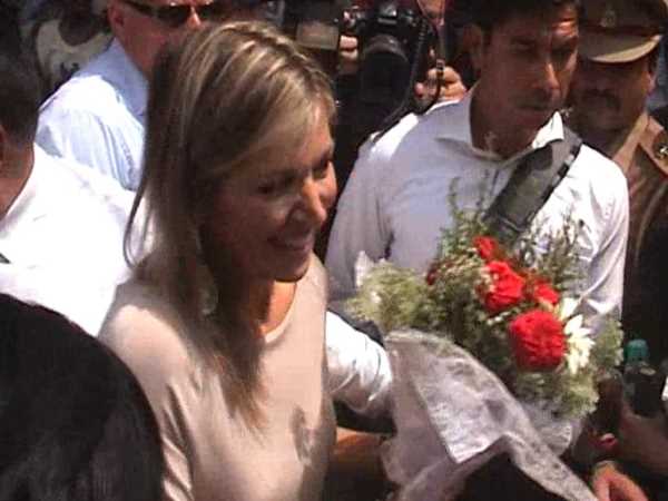 Queen of the Netherlands visit Lisadi village of Meerut