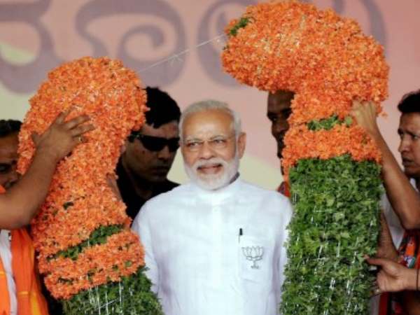 शिमोगा की चुनावी रैली में पीएम मोदी का कांग्रेस पर हमला