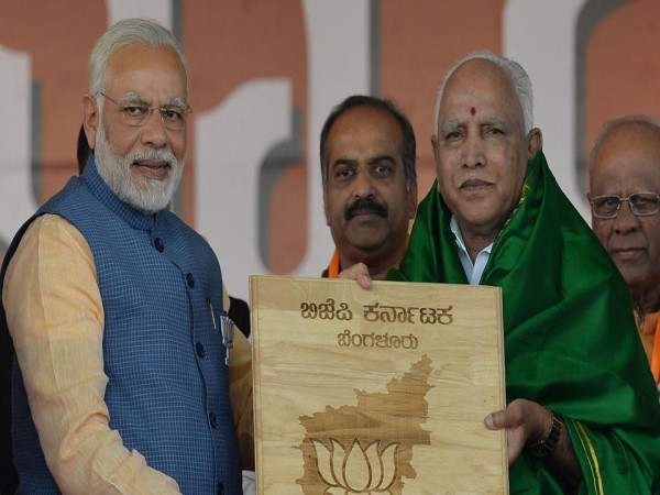 साल 2014 के लोकसभा चुनाव से पहले भाजपा में शामिल हुए थे येदियुरप्पा 