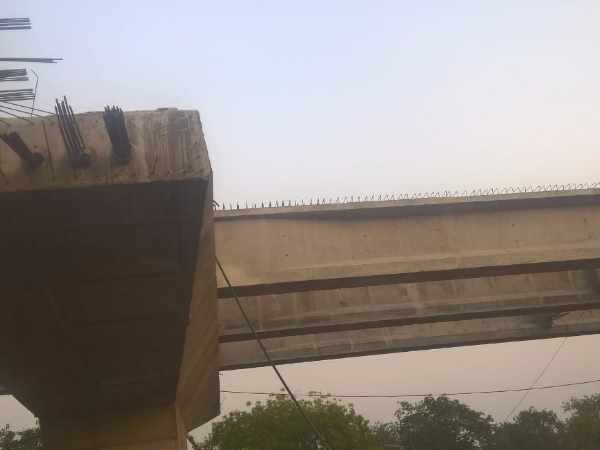 Very tragic Pics of overbridge fall in Varanasi