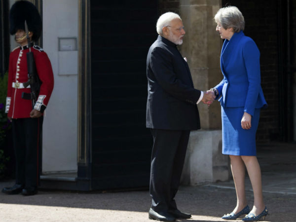 मे और मोदी ने की माल्‍या पर चर्चा