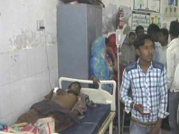 Musclemen beat a man and police sent him to jail in Hardoi