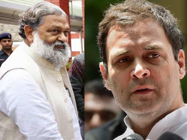 हरियाणा के स्वास्थ्य मंत्री अनिल विज ने की टिप्पणी