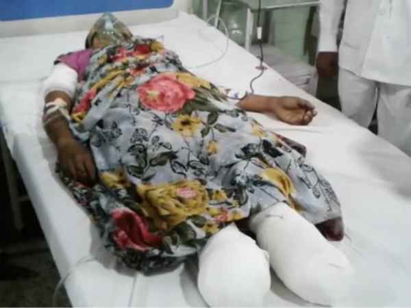 A wife jumped before the train in Bareilly A wife jumped before the train in Bareilly