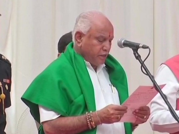  बीएस येदुरप्‍पा ने ली सीएम पद की शपथ 