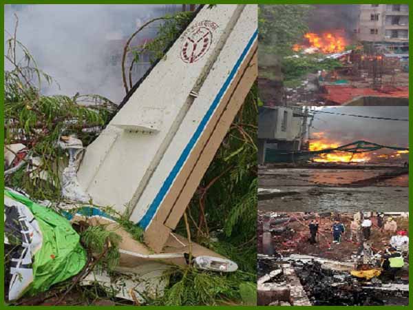 mumbai Chartered aircraft crash 5 including 2 pilots dead mumbai Chartered aircraft crash 5 including 2 pilots dead