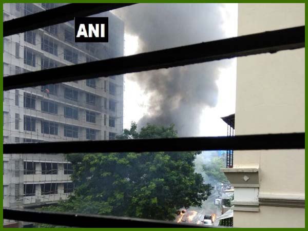 mumbai Chartered aircraft crashes in Ghatkopar mumbai Chartered aircraft crashes in Ghatkopar
