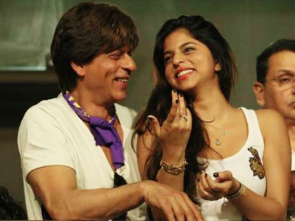 Shah Rukh with Suhana Shah Rukh with Suhana