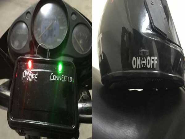 Without wearing a helmet now, your bike will not start