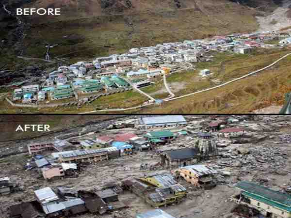 तबाही के बाद की तस्वीर से सहम गए लोग