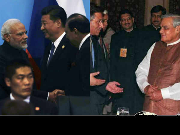 तनाव के बीच हुआ हैंडशेक 