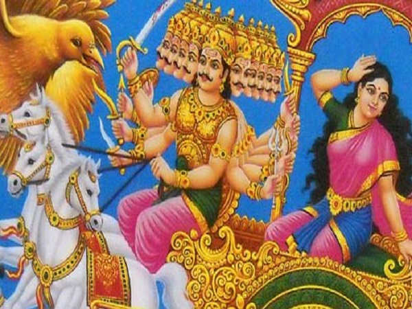 Gujarati textbook says Sita was abducted by lord Rama. Gujarati textbook says Sita was abducted by lord Rama.