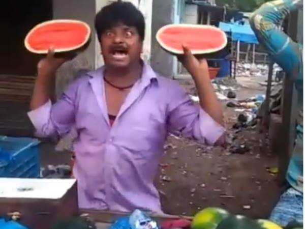 watermelon seller unique style video viral on social media watermelon seller unique style video viral on social media
