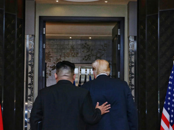 इंग्लिश में ही किया ट्रंप का वेलकम