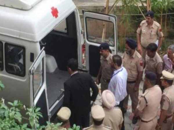 court room made in ambulance for infamous gangster dilpreet