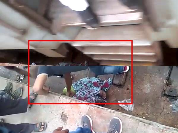allahabad woman falling straight on the track then the whole train passed over allahabad woman falling straight on the track then the whole train passed over