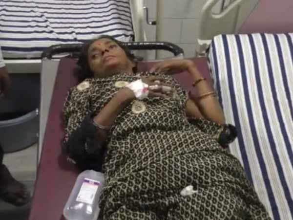 a woman injured shot by army firing in varanasi a woman injured shot by army firing in varanasi