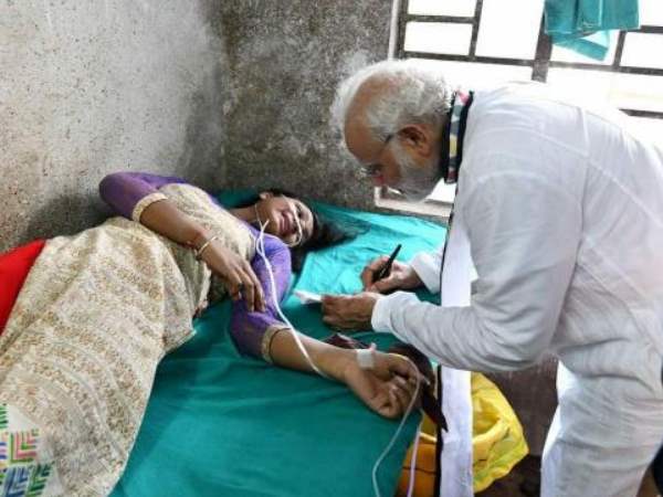 रीता और अनीता से मिले थे मोदी