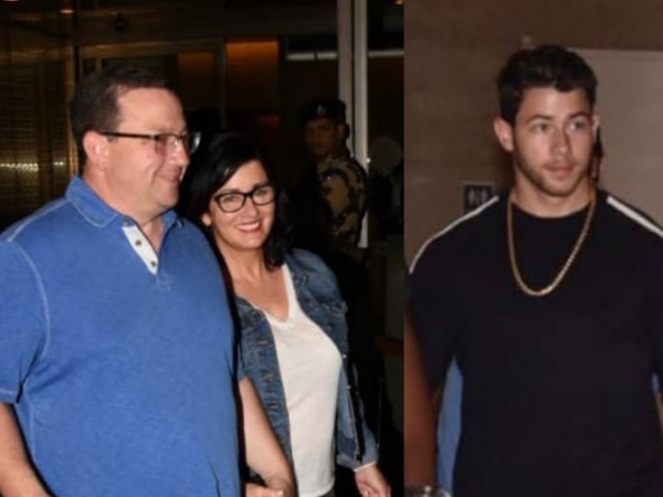 पार्टी के लिए परिवार संग मुंबई पहुंचे निक जोनस