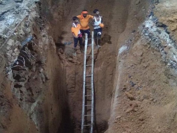 40 फीट तक पहुंची SDRF की टीम