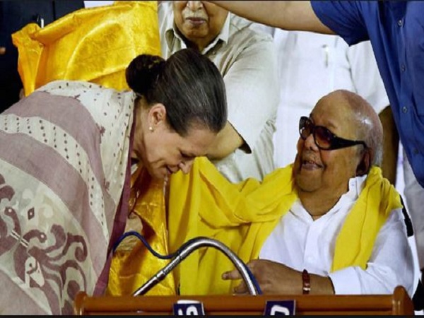 sonia gandhi says karunanidhi was like father figure and very kind sonia gandhi says karunanidhi was like father figure and very kind