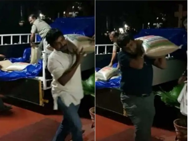 रात होने के कारण ऑफिस से कर्मचारी कम थे