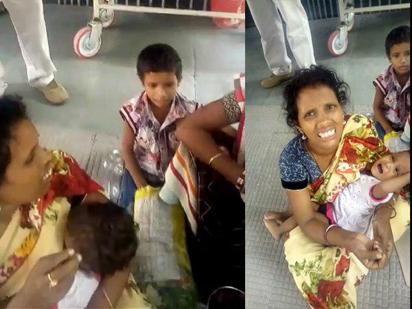 मौत के बाद शव को रखवाया बाहर