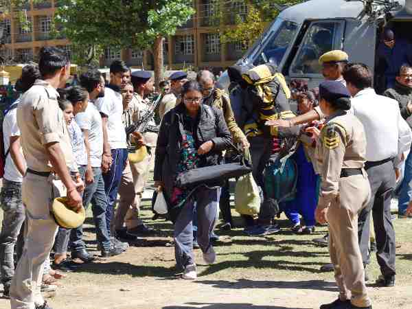  672 people have been rescued in Himachal pradesh by rain devastation