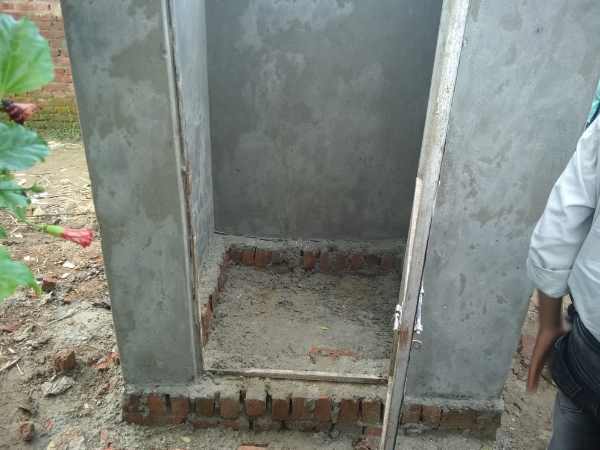 Gram Pradhan grab government money of construction of toilets and lights