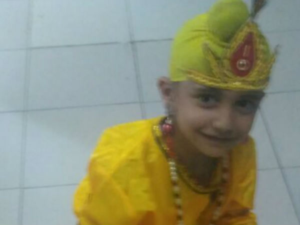 मोहिल रूप में नजर आए छोटे कान्हा 