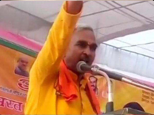 BJP MLA surendra singh controversial statement on muslims BJP MLA surendra singh controversial statement on muslims