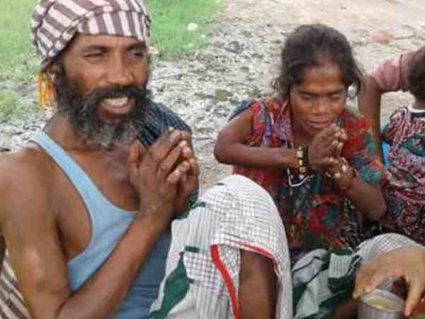 एक ठेले पर रहते हैं पांच सदस्य