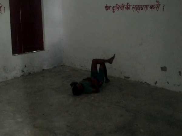 drunk man entered in the school and locked himself