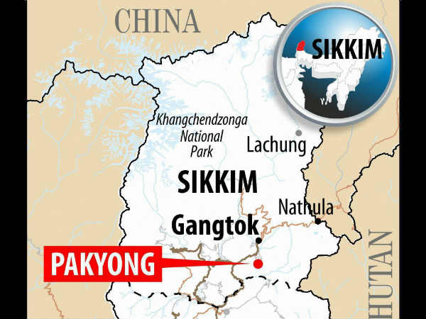 आईएएफ के एयरक्राफ्ट की लैंडिंग 