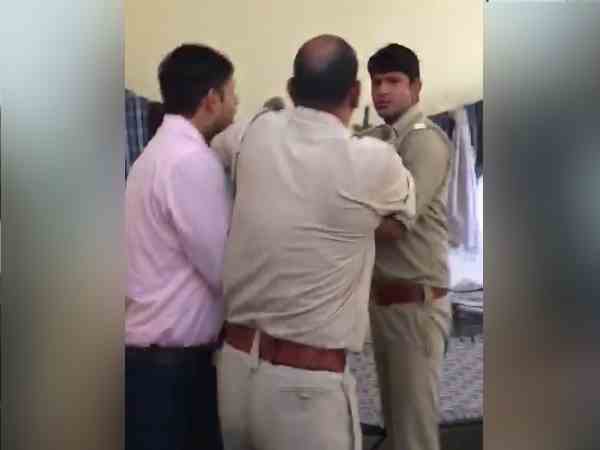 advocate beaten by policemen in noida video goes viral