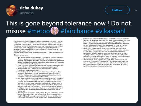 रिचा ने कहा, 'कंगना अब तक क्यों चुप थीं?'