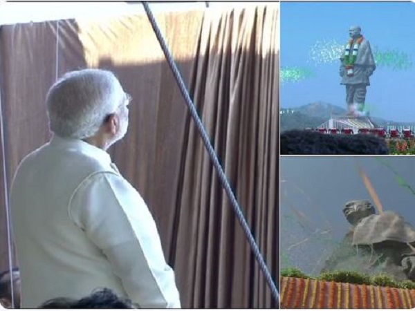 स्टेच्यू ऑफ यूनिटी का पीएम मोदी ने किया अनावरण स्टेच्यू ऑफ यूनिटी का पीएम मोदी ने किया अनावरण