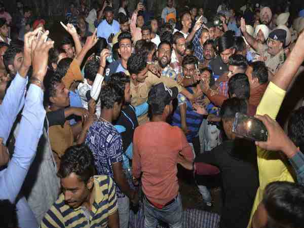 before amritsar train accident a new poster created controversy before amritsar train accident a new poster created controversy