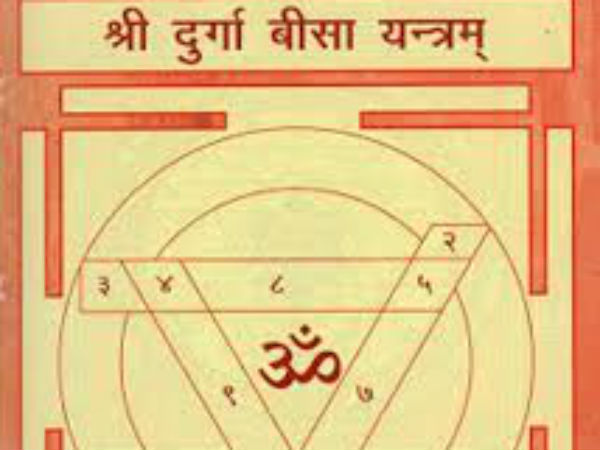 क्या होता है दुर्गा बीसा यंत्र