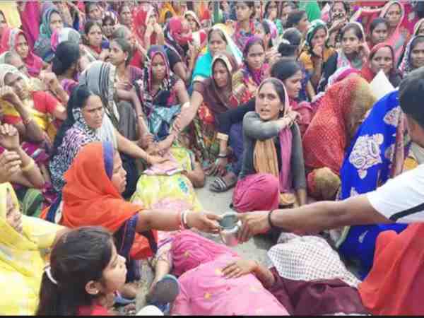 Death of a woman during the removal of encroachment by the municipal corporation in gwalior Death of a woman during the removal of encroachment by the municipal corporation in gwalior