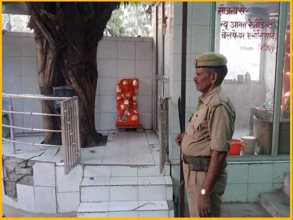hanuman ji statue is kept in agra police station for last four years