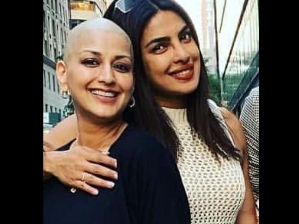 प्रियंका की खुशी में शामिल हुईं सोनाली बेंद्रे