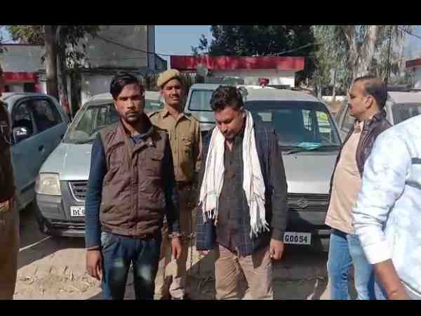 shamli police and swat team arrested two people who theft nine cars shamli police and swat team arrested two people who theft nine cars