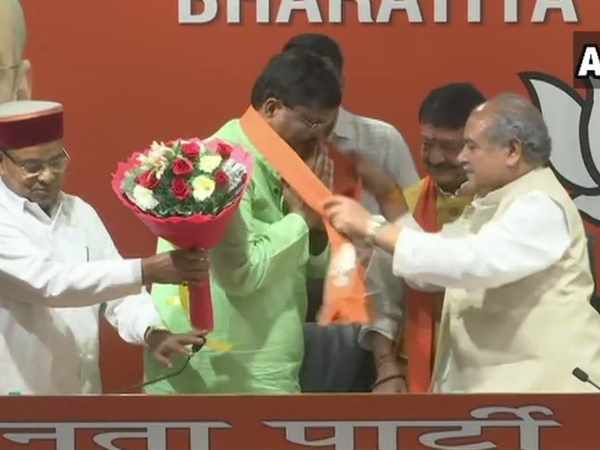 Madhya Pradesh former Congress MP Premchand Guddu and son joins BJP 