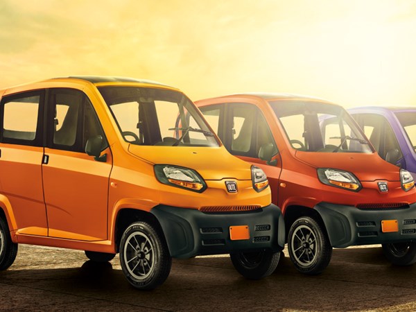 मौजूदा समय क्वाड्रिसाइकिल सिर्फ बजाज बना रही है